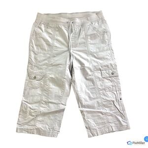 Style and Co. Womens Khaki Capris, M